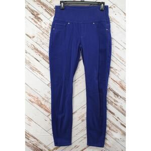 Spanx Pants Womens Small Blue Pull On Solace High Waisted Jegging Stretch